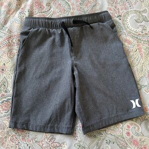 Hurley Charcoal Elastic Waist Shorts Boys 7